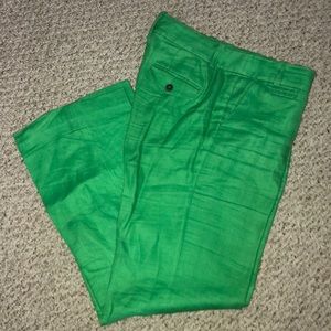 J. Crew Linen Cafe Trouser Pants